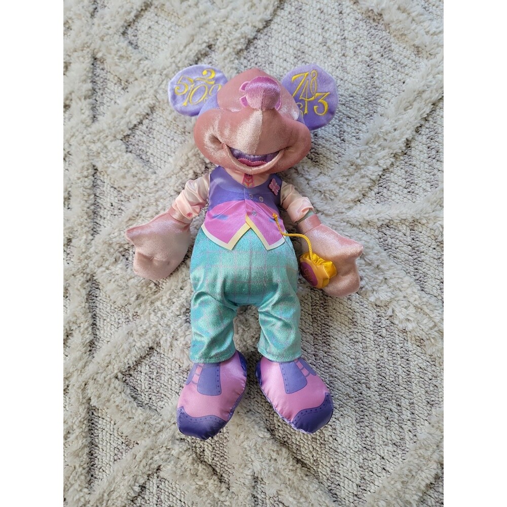 2022 Disney Mickey Mouse The Main Attraction April Plush It's A Small World 4/12